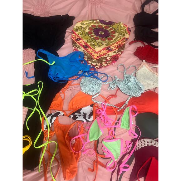 Huge swimwear bundle – 25+ pieces total, mostly size Small (some adjustable) - Picture 3 of 11